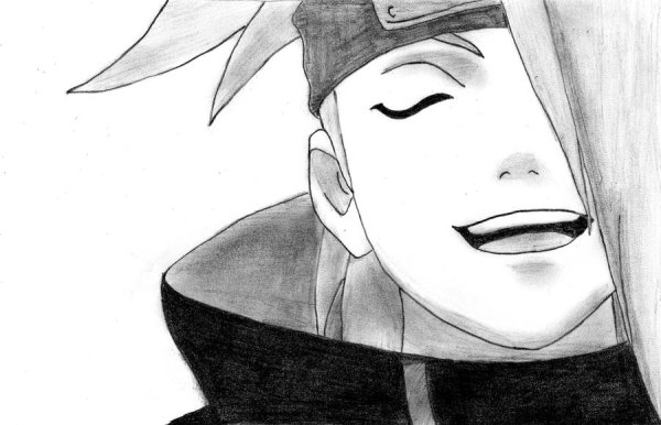 Дейдара карандашом