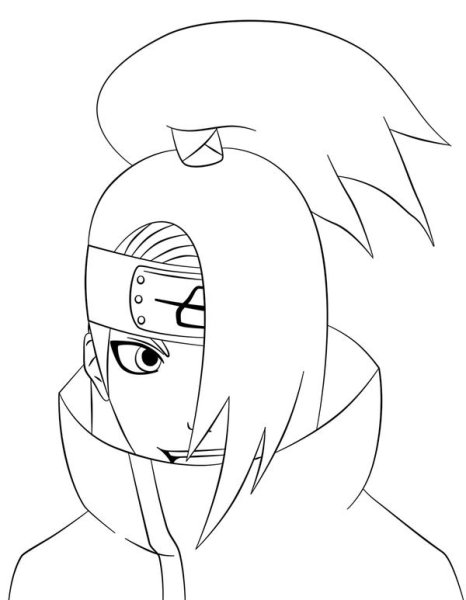 Рисунки Наруто персонажи Дейдара