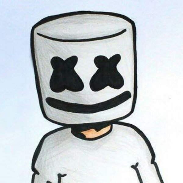 Маршмеллоу карандашом