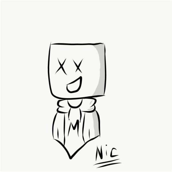 Маршмеллоу карандашом для срисовки