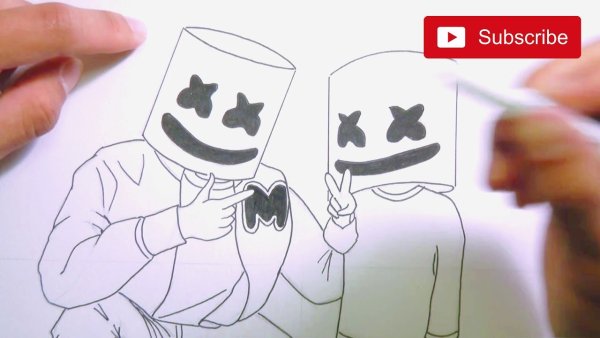 Раскраска ФОРТНАЙТ маршмеллоу