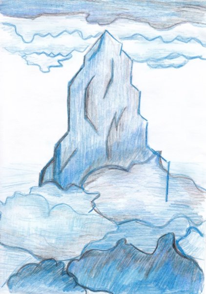 Иллюстрация к утесу Лермонтова