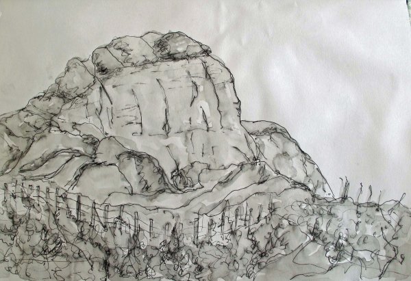 Иллюстрация к утесу Лермонтова