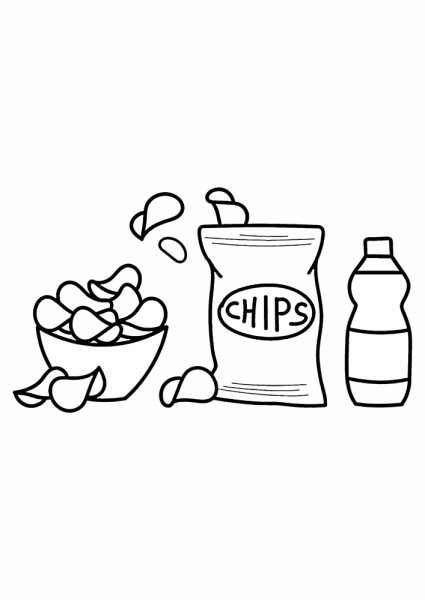 Картофель фри вектор