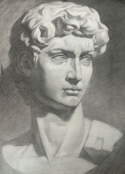 Академический портрет Давид