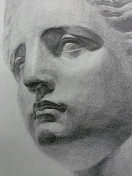 Портрет Давида Манукяна карандашом