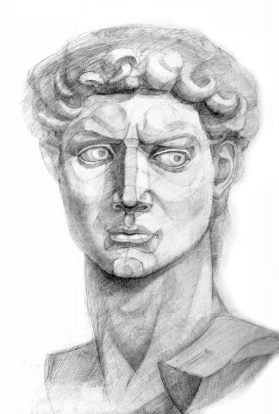 Академический портрет Давид