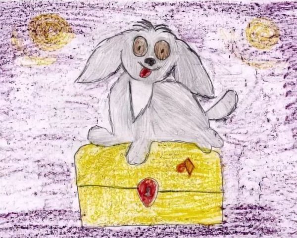 Огниво Андерсен рисунок