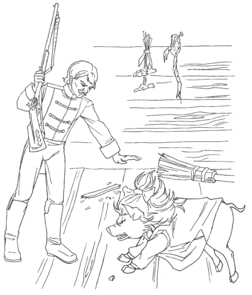Огниво сказка раскраска