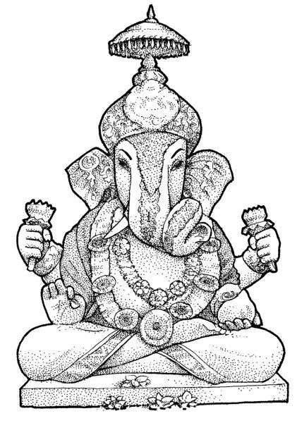 Ганеша голова