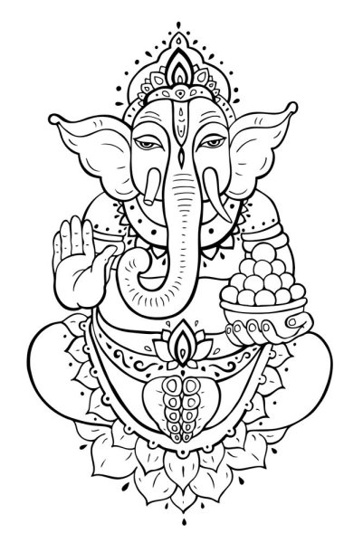 Кришна хной