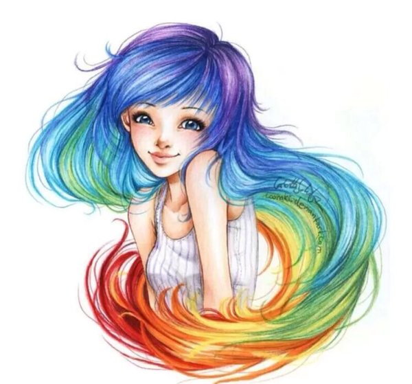 Рисунки цветные легкие