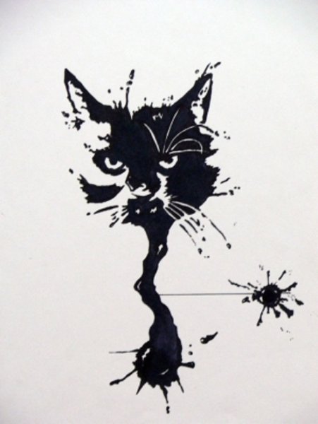 Кошка Клякса