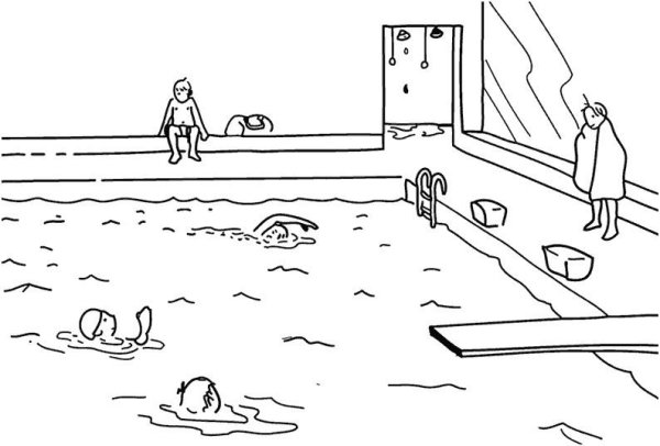 Раскраска аквапарк