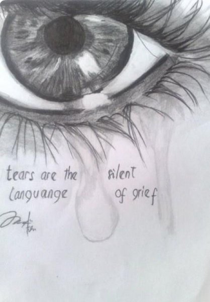 Рисунки карандашом скучаю