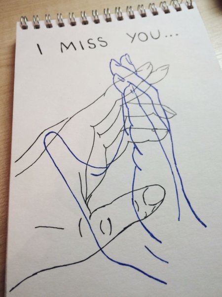 Рисунок я скучаю