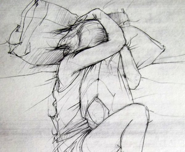 Грустные рисунки