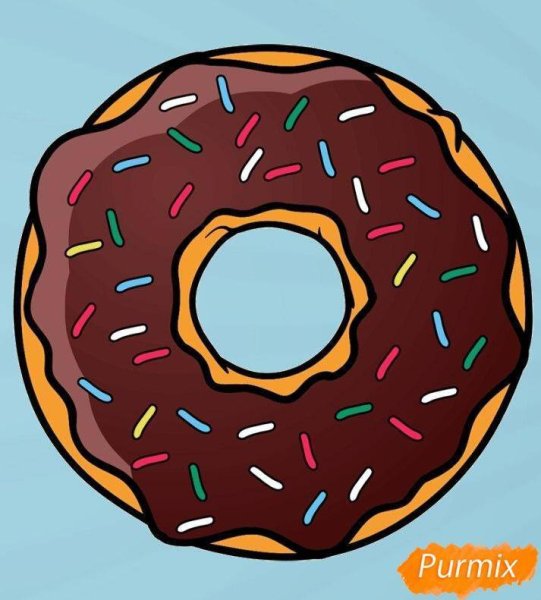 Пончик для рисования
