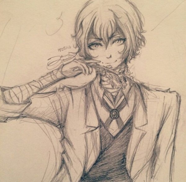 Дадзай Осаму скетчи горничная