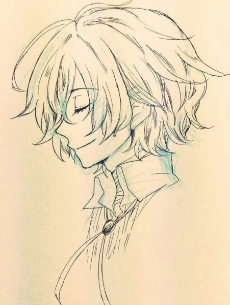 Осаму Дадзай Наброски