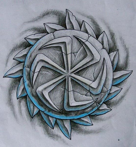 Эскиз древних славян Войнов