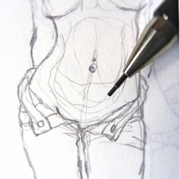 Рисование половых органов