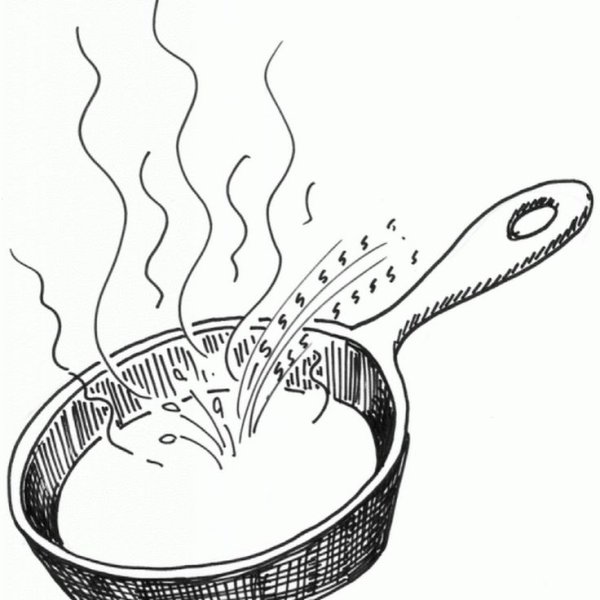 Зарисовка сковородки