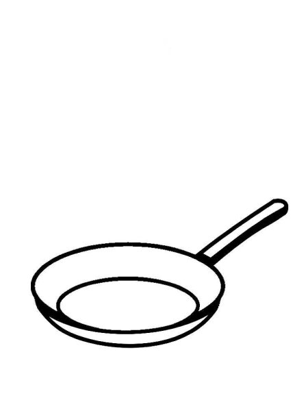 Сковородка рисунок