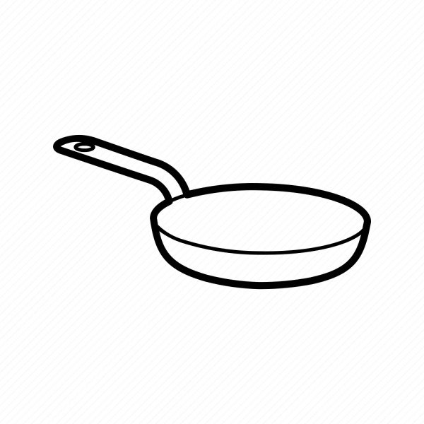 Сковорода раскраска