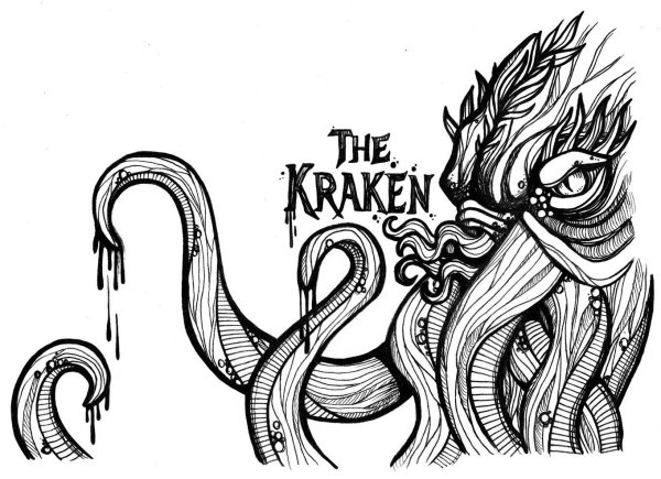 Кракен карандашом