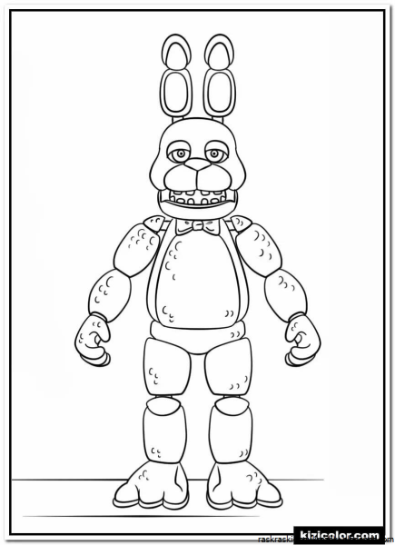 Раскраска АНИМАТРОНИКИ той чика