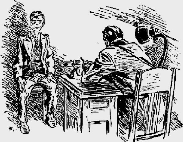 Допрос следователь иллюстрация