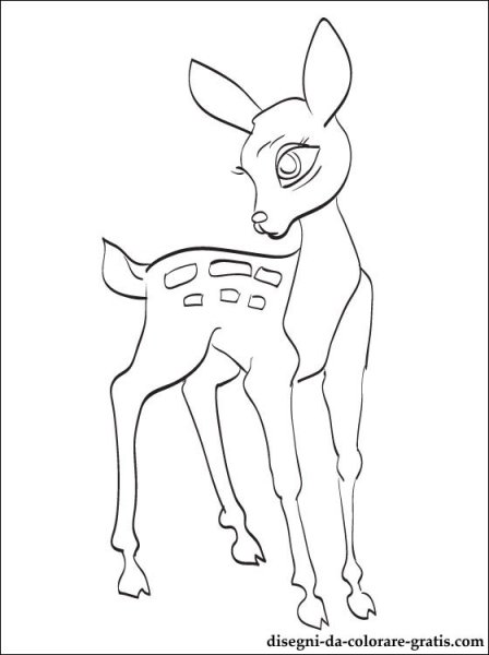 Олень для срисовки