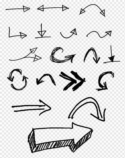 Стрелочка от руки