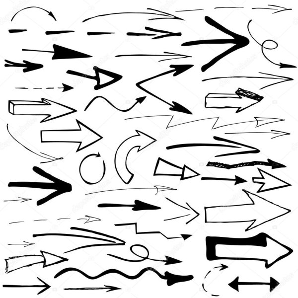 Стрелки фигурные для схем