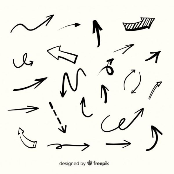 Стрелочка от руки