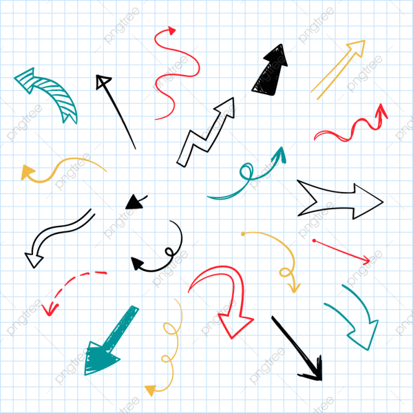 Стрелочка нарисованная