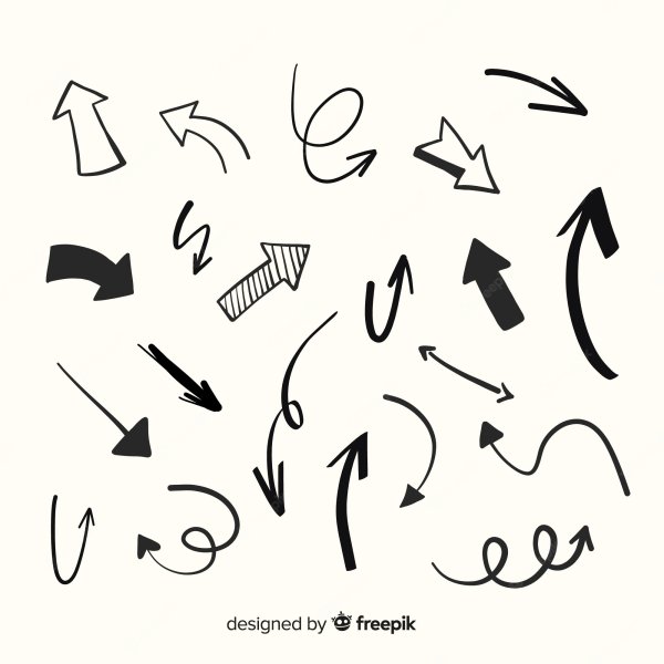 Стрелочка фигурная