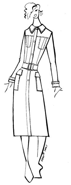 Пальто рисунок для детей