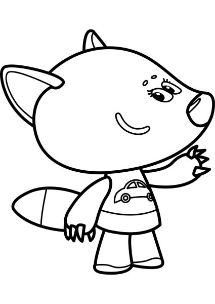 Лёгкие рисунки персонажей из мультиков