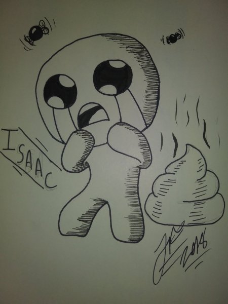 Айзек нарисовать