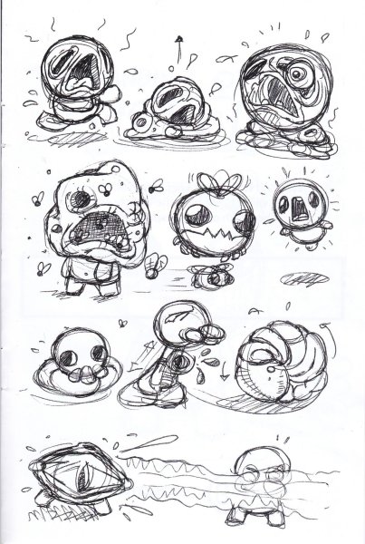The Binding of Isaac рисунки персонажи