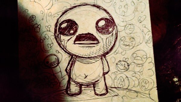 Айзек карандашом