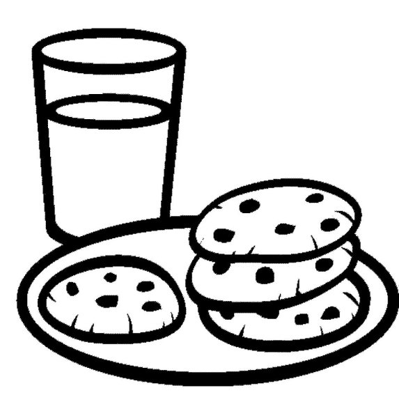 Еда раскраска для детей