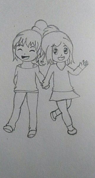 Друзья карандашом