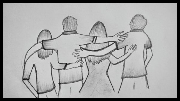 Друзья скетч