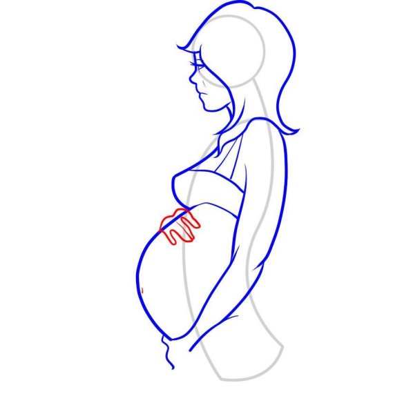 Беременность силуэт