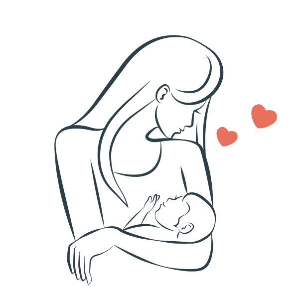 Беременная девушка для срисовки