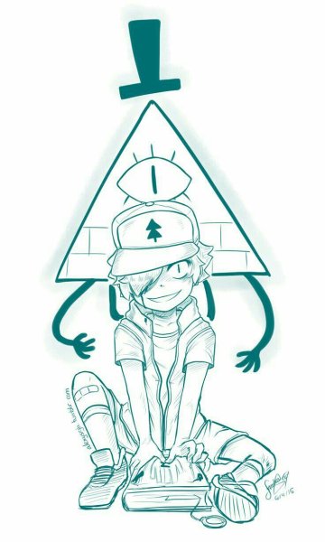 Скетчи Гравити Фолз Билл