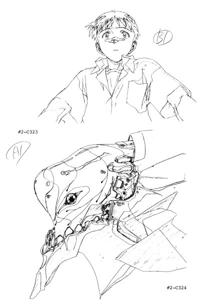 Евангелион 01 чертеж